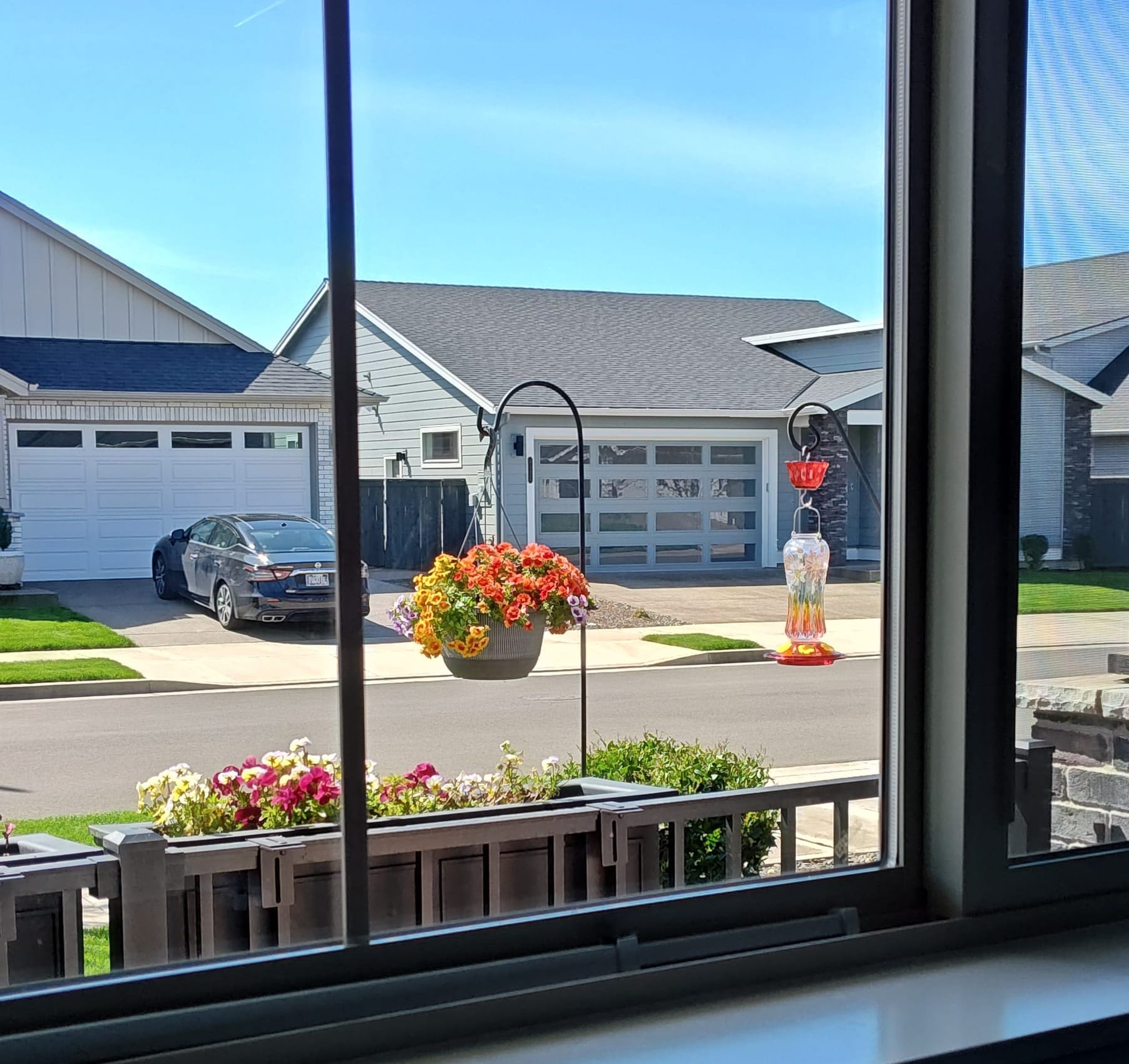 View out of a clean office window